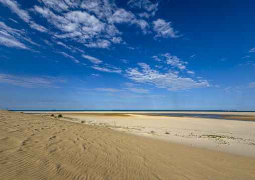 Sand dune in Bazaruto national park, Bazaruto archipelago, Bazaruto island, Mozambique