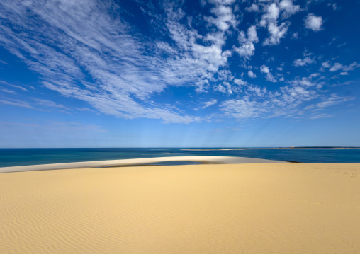 Sand dune in Bazaruto national park, Bazaruto archipelago, Bazaruto island, Mozambique