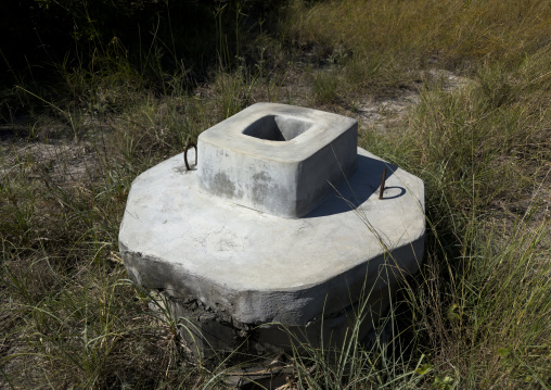 Abandoned Grand Hotel well, Bazaruto archipelago, Santa Carolina island, Mozambique