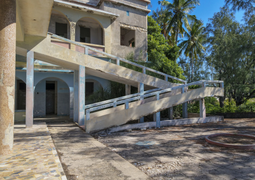 Abandoned Grand Hotel, Bazaruto archipelago, Santa Carolina island, Mozambique