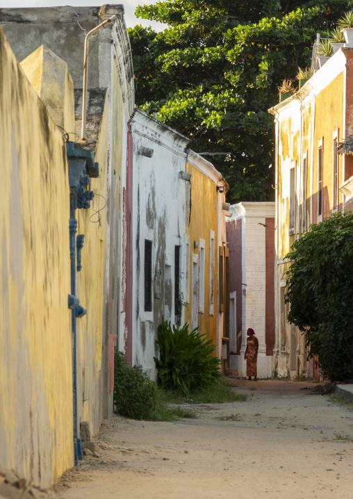 Streets of stone town, Nampula Province, Island of Mozambique, Mozambique