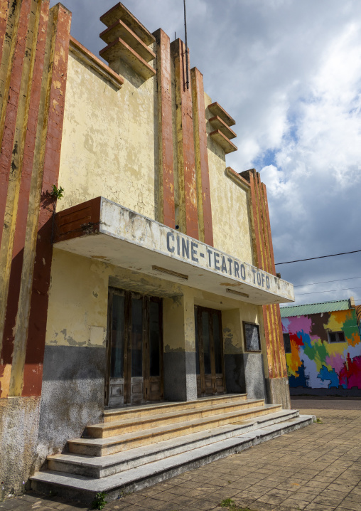 Old Tofo movie theater, Inhambane Province, Inhambane, Mozambique