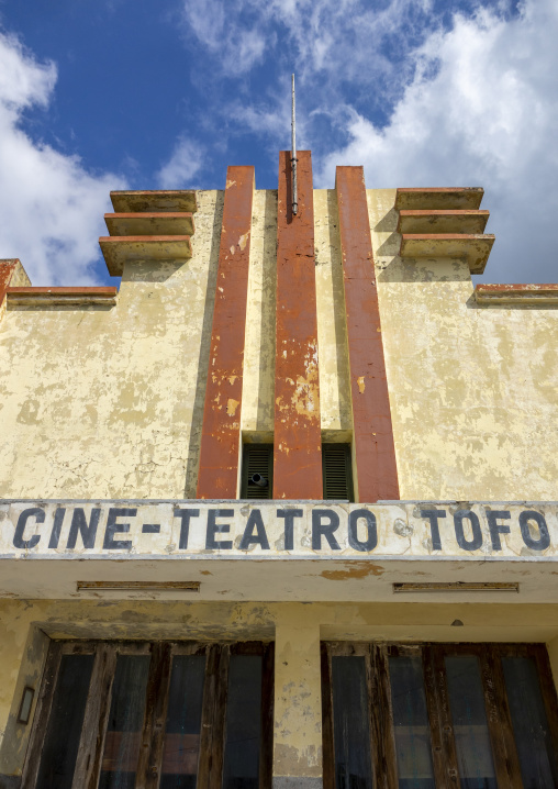 Old Tofo movie theater, Inhambane Province, Inhambane, Mozambique