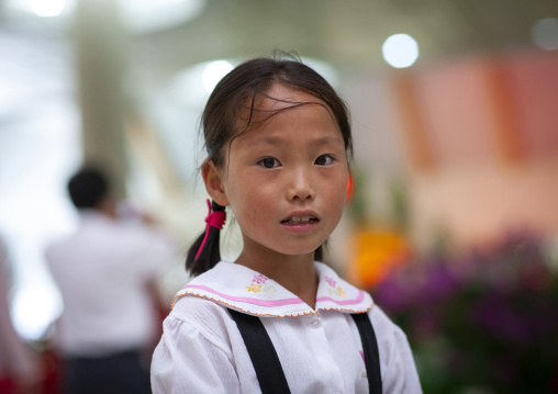 North Korean girl portrait, DGC, Pyongyang, North Korea