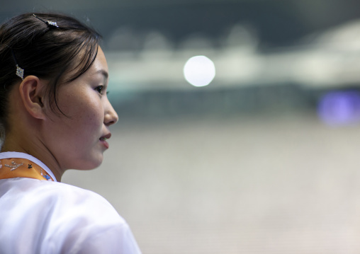 North Korean girl portrait, DGC, Pyongyang, North Korea