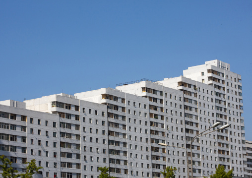 Huge appartment blocks, DGC, Pyongyang, North Korea