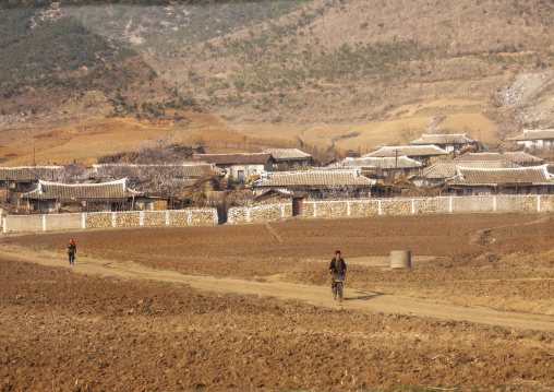 Farmers village in the countryside, South Pyongan, Nampo, North Korea