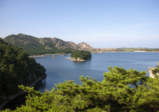 Lagoon in samil lake, Kangwon-do, Kumgang, North Korea