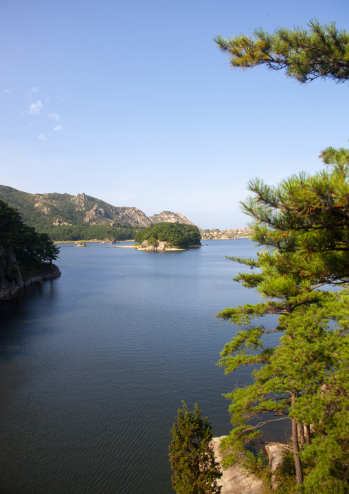 Lagoon in samil lake, Kangwon-do, Kumgang, North Korea