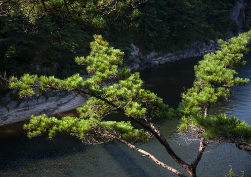 Lagoon in samil lake, Kangwon-do, Kumgang, North Korea