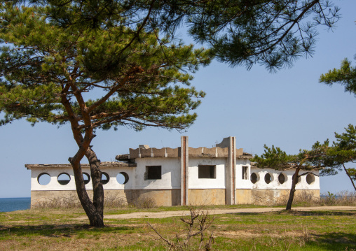 Building on the beach, North Hamgyong, Chilbo Sea, North Korea
