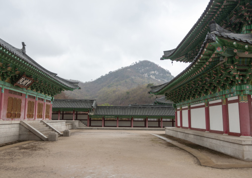 Ryongthong temple alley, Ogwansan, Ryongthong Valley, North Korea