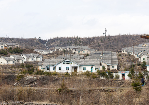 Village in the countryside, Ryanggang, Rimyongsu, North Korea