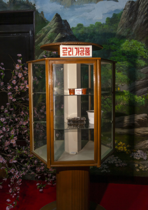 Take away food in a restaurant, DGC, Pyongyang, North Korea