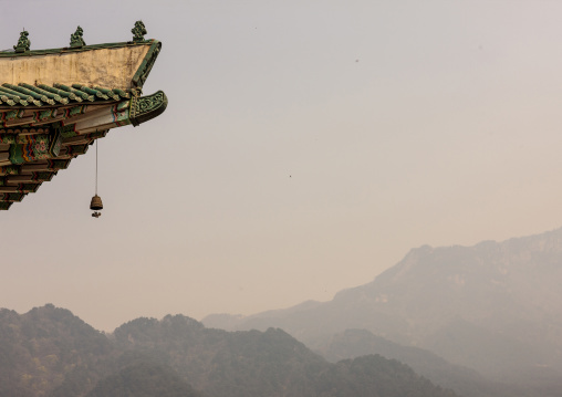 International friendship exhibition building roof, Hyangsan county, Mount Myohyang, North Korea
