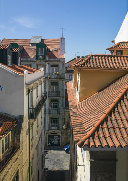 Old portuguese houses, Lisbon district, Lisbon, Portugal