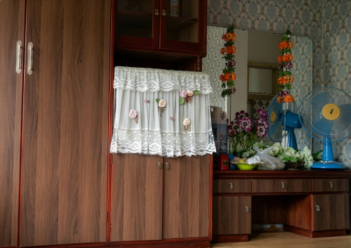 North Korean house inside decoration, South Hamgyong Province, Hamhung, North Korea
