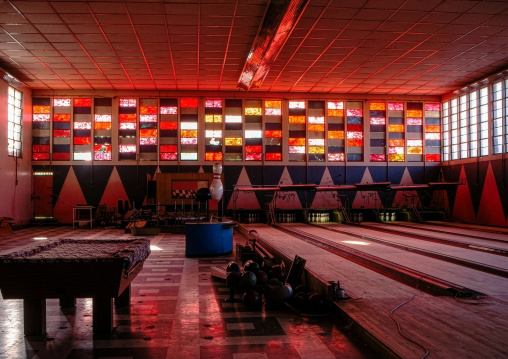 Multi sport bowling built during the italian colonial era, Central region, Asmara, Eritrea