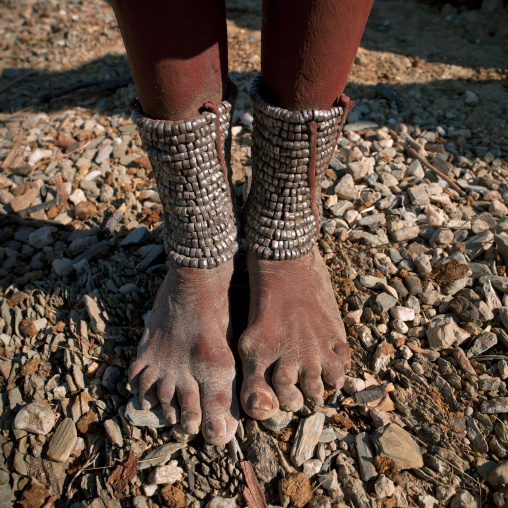 Himba Woman S Ankle Bracelets, Angola