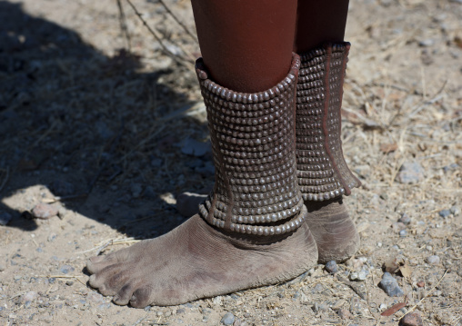 Muhimba Woman S Ankle Bracelets, Village Of Elola, Angola