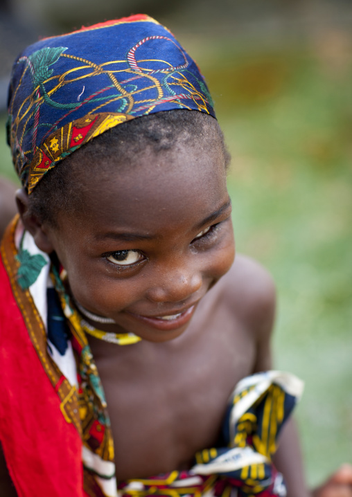 Young One Eyed Mukubal Girl, Virie Area, Angola