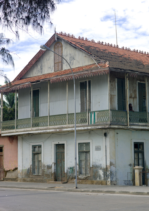 Old Colonial Portuguese House In Benguela, Angola