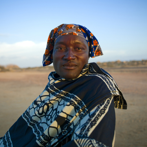 Mukubal Man With Headband, Namibe Town, Angola