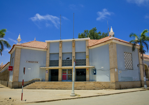Post Office In Namibe Town, Angola