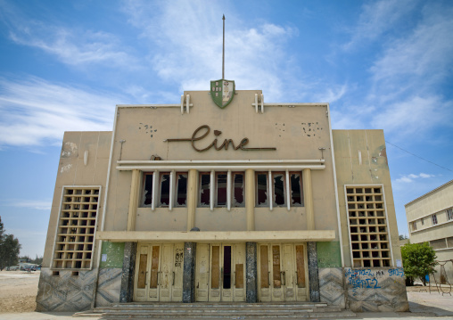 Former Portuguese Cinema Theater In Tombwa, Angola