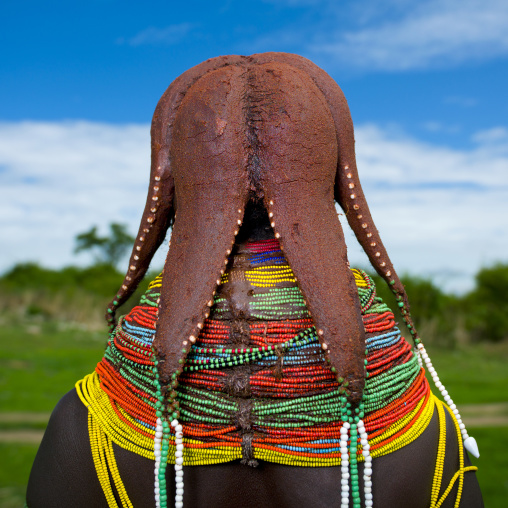 Mwila Woman With A Nontombi Dreadlock, Chibia Area, Angola