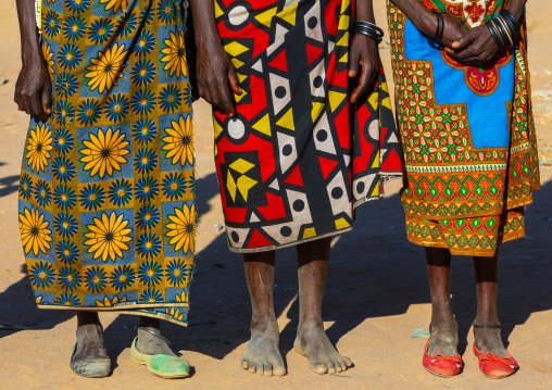 Handa tribe women traditional clothing, Huila Province, Hoque, Angola