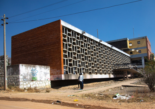 Old modernist portuguese building, Huila Province, Lubango, Angola