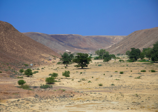 Hills in an arid area, Namibe Province, Namibe, Angola