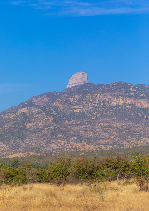 Rock formations landscape, Namibe Province, Capangombe, Angola