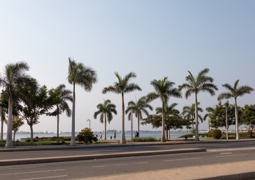 Marginal promenade called avenida 4 de fevereiro, Luanda Province, Luanda, Angola