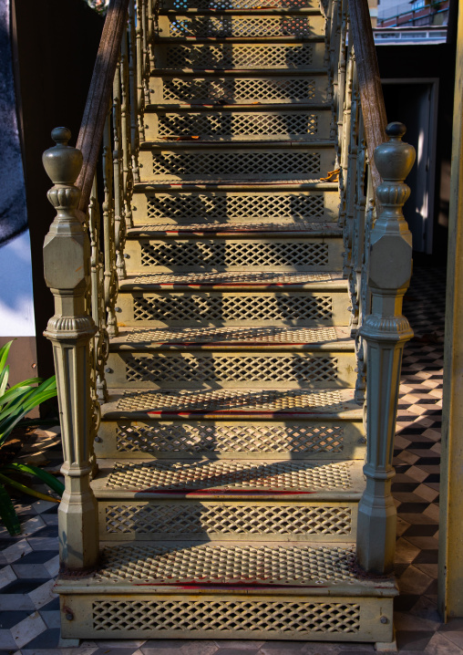 Palacio de ferro stairs built by Gustave Eiffel, Luanda Province, Luanda, Angola