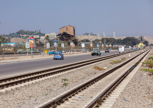 Railroad track, Benguela Province, Catumbela, Angola