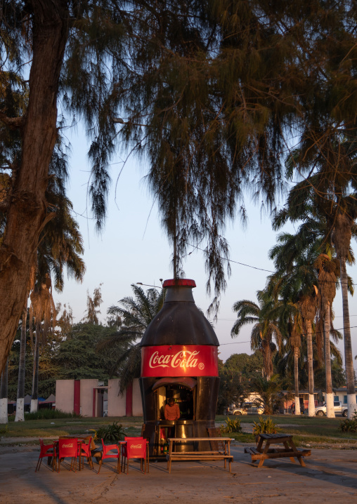 Coca Cola giant bottle used as a bar, Benguela Province, Benguela, Angola