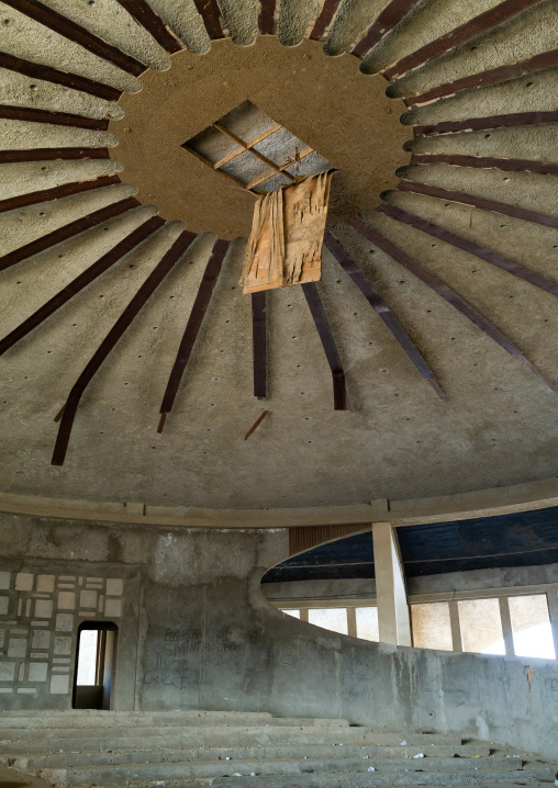 Cine Estudio ceiling designed by Botelho Vasconcelos of atelier Boper, Namibe Province, Namibe, Angola