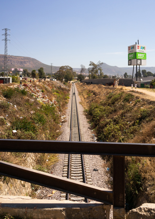 Railroad track, Huila Province, Lubango, Angola