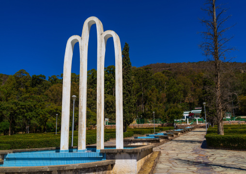 Fountain in our lady of senhora de Monte park, Huila Province, Lubango, Angola