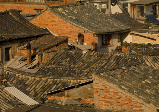 Ancient Town Roofs, Jianshui, Yunnan Province, China