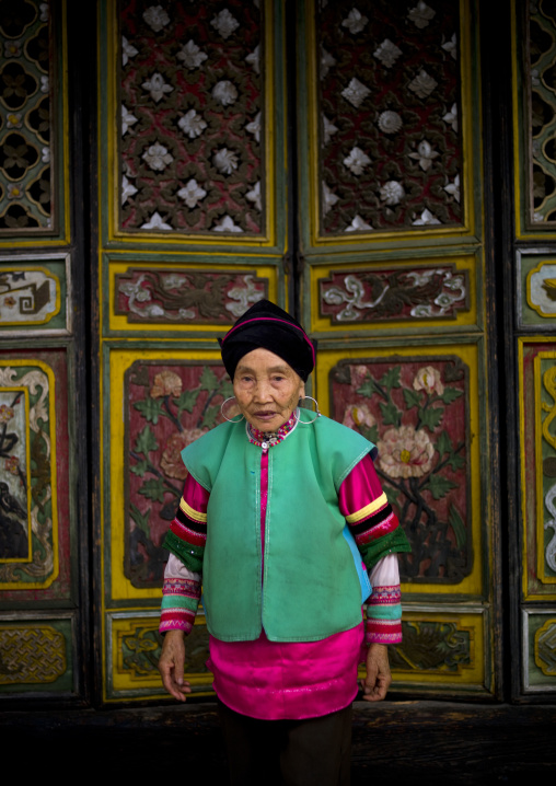 Old Mongolian Minority Woman, Tong Hai, Yunnan Province, China