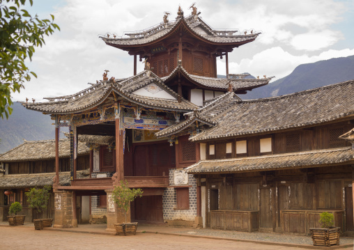 Sideng Theatre, Shaxi Old Town, Yunnan Province, China