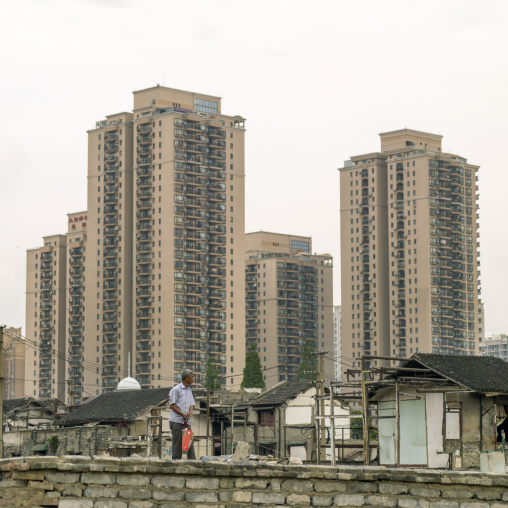 New And Old Houses In Shangai, China