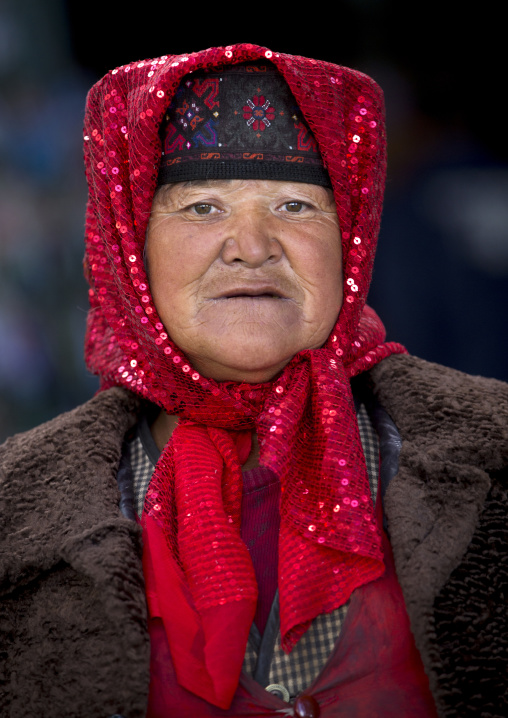 Old Tajik Woman, Xinjiang Uyghur Autonomous Region, China