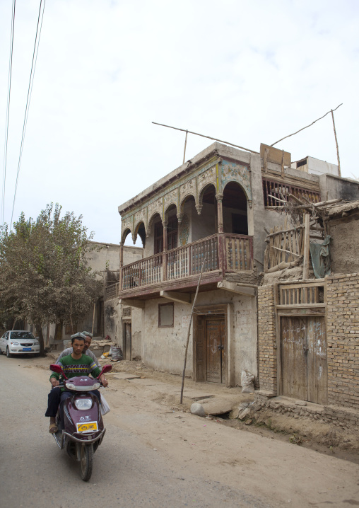 Traditional Uyghur House In Old Town, Keriya, Xinjiang Uyghur Autonomous Region, China