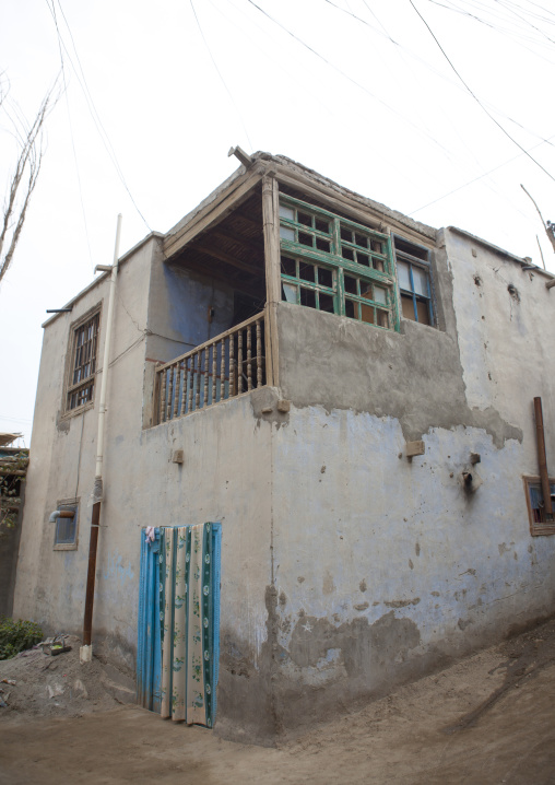 House In Keriya, Old Town, Xinjiang Uyghur Autonomous Region, China