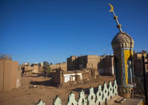 Mosque In The Demolished Old Town Of Kashgar, Xinjiang Uyghur Autonomous Region, China
