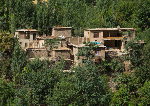 Adobe houses in a small village, Badakhshan province, Darmadar, Afghanistan
